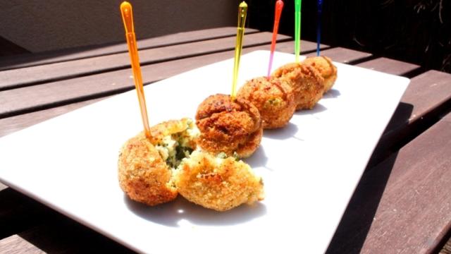 AlbondigasQuesoEspinacasSalmon