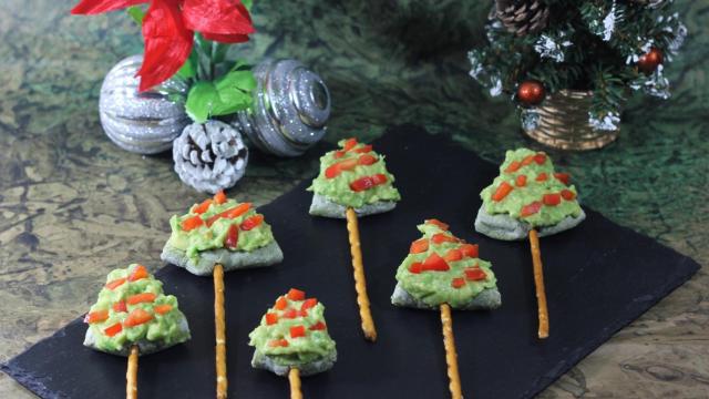 Arbolitos de pan de pita  00