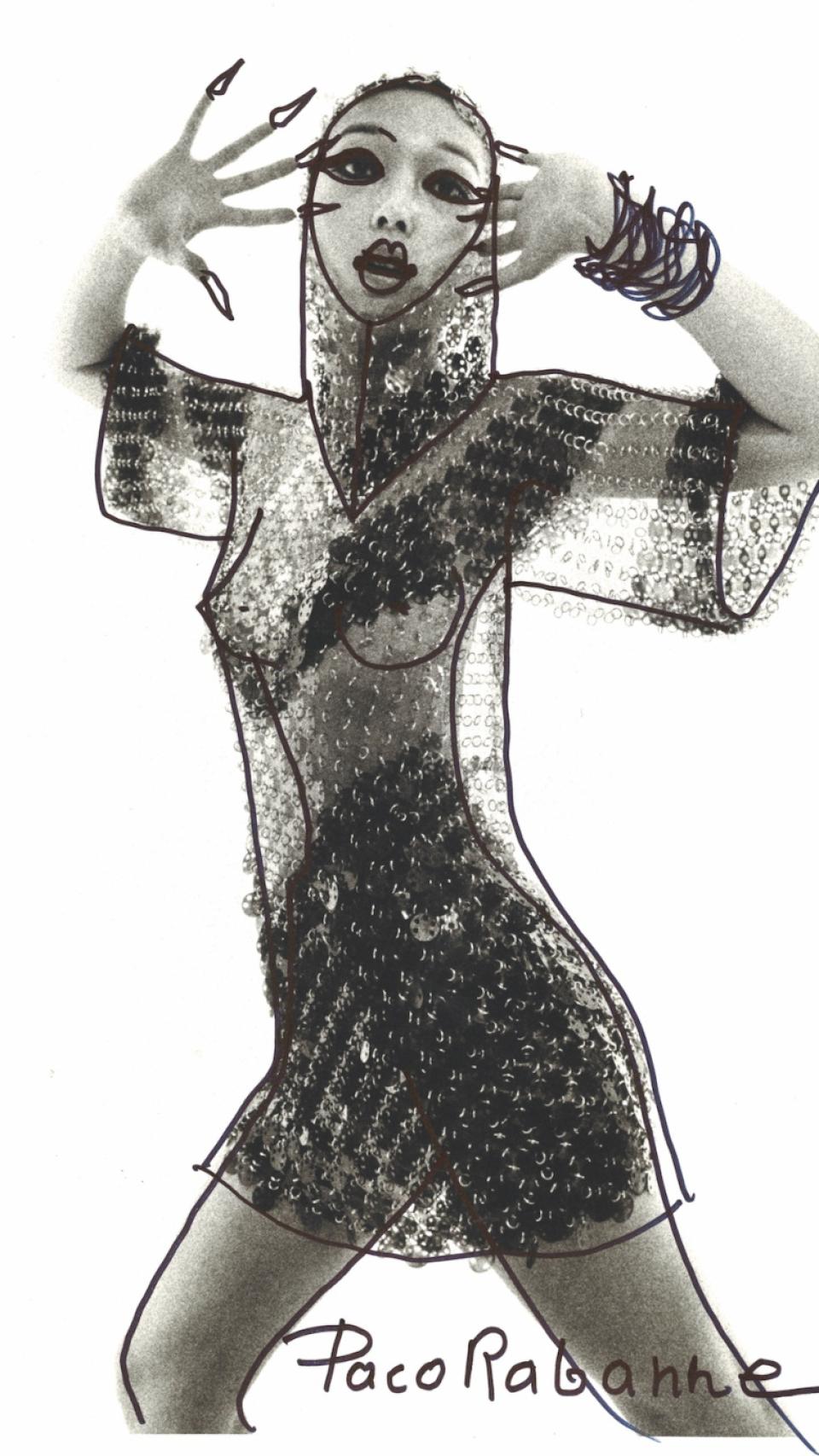 Jean Clemmer: 'Paco Rabanne, Nues', 1969
