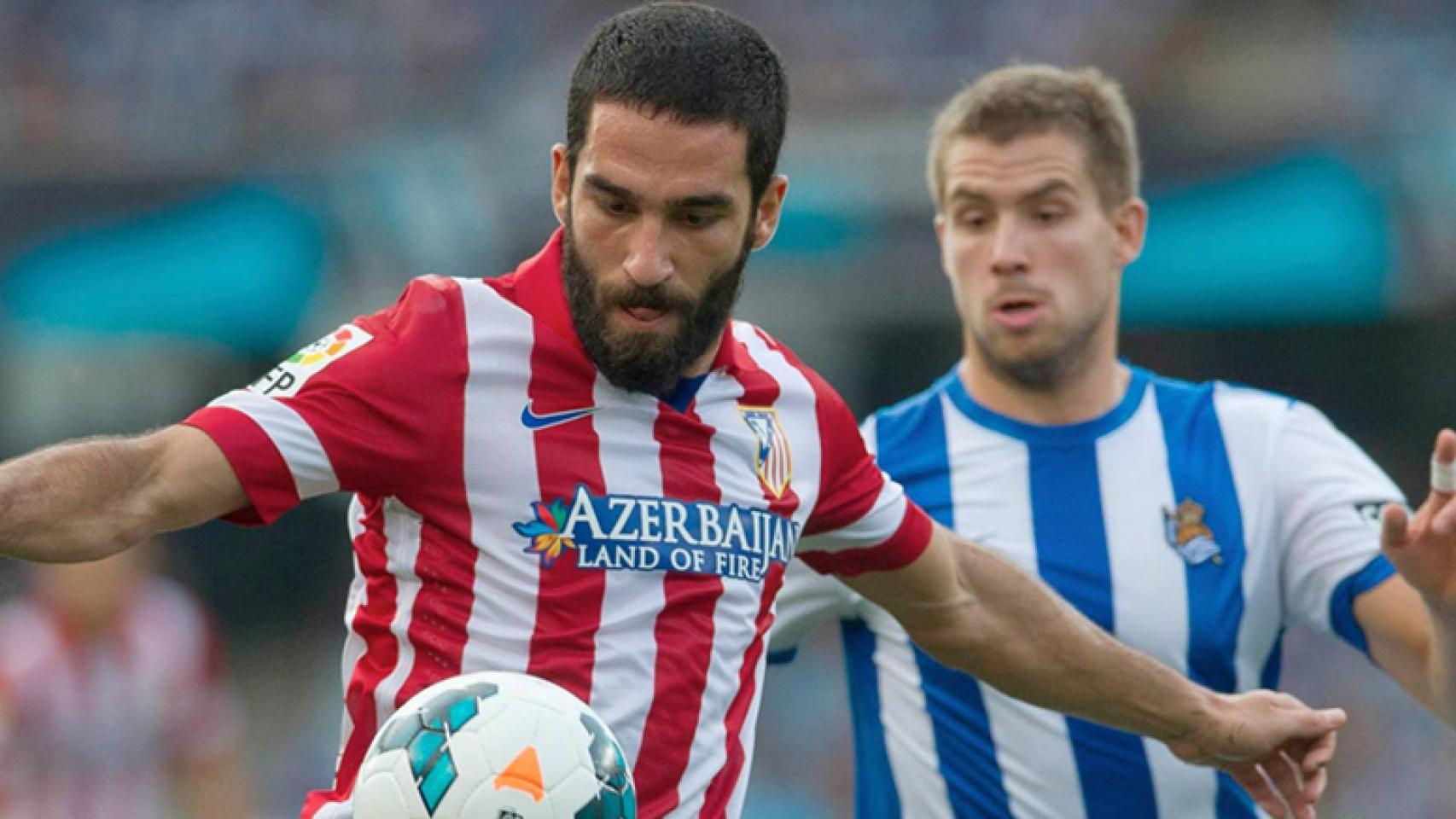 El Atlético de Madrid y la Real Sociedad se enfrentan en la liga BBVA