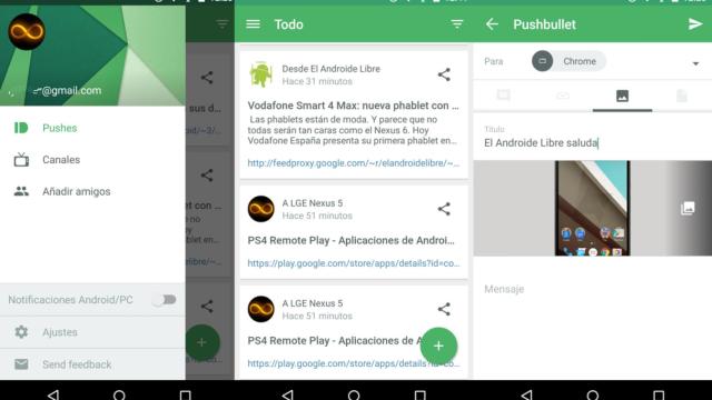 Pushbullet 15 se renueva con Material Design, mejores notificaciones push y más