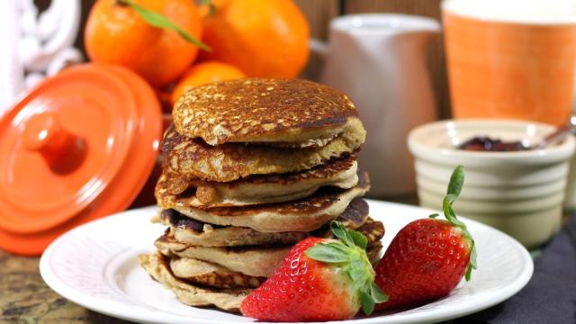 Tortitas de trigo sarraceno y mandarina