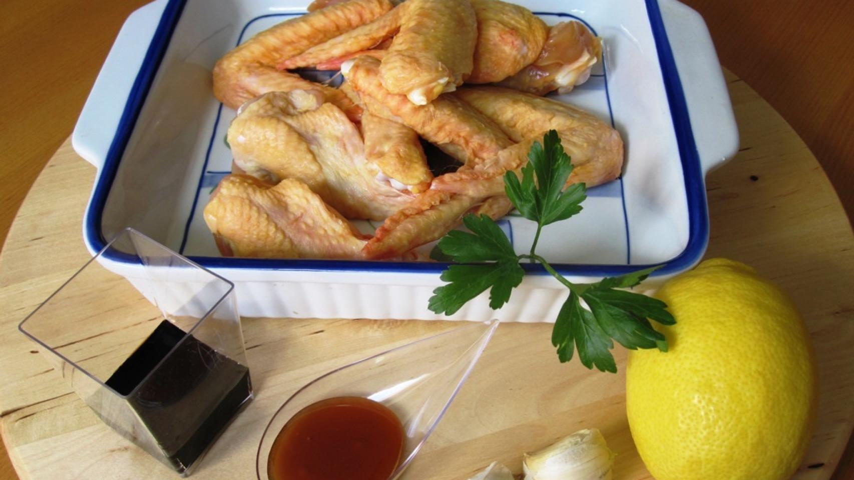 Alitas de pollo marinadas 1