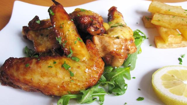 0 Alitas de pollo marinadas