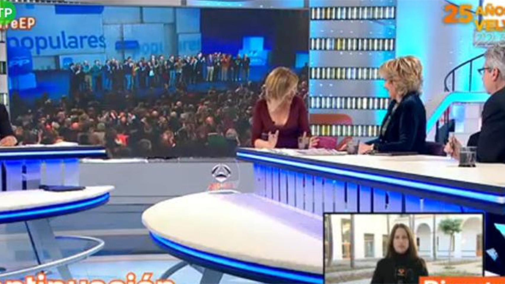 Esperanza Aguirre acusa a Atresmedia de dar publicidad a Podemos