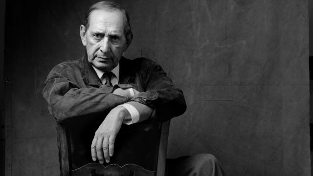 Miguel Delibes, en 1989. Fotografía de la serie Actitudes.