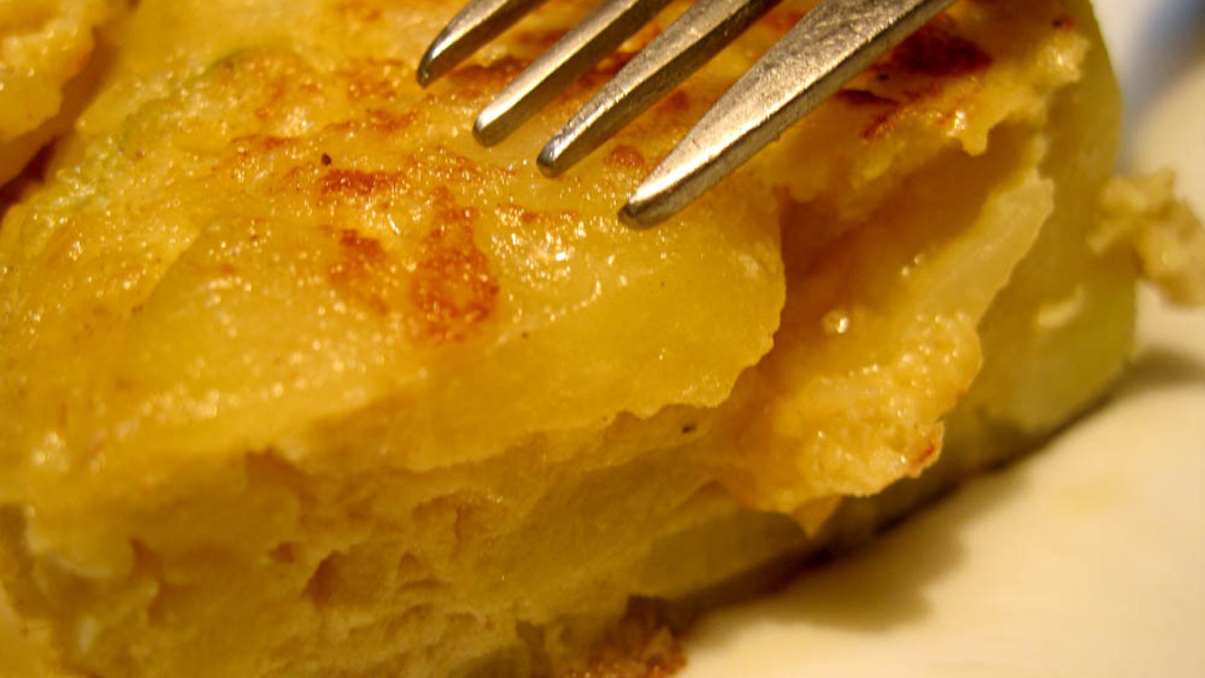 Una tortilla de patatas.