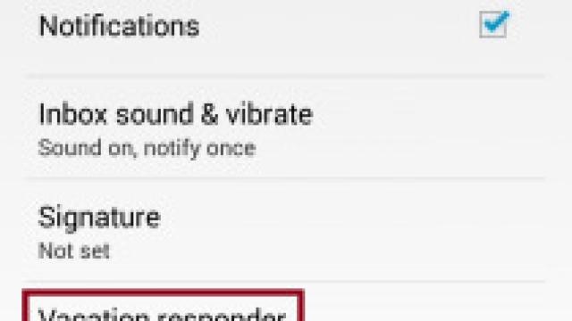 #MiniTruco: Cómo poner una respuesta automática de vacaciones en Gmail para Android