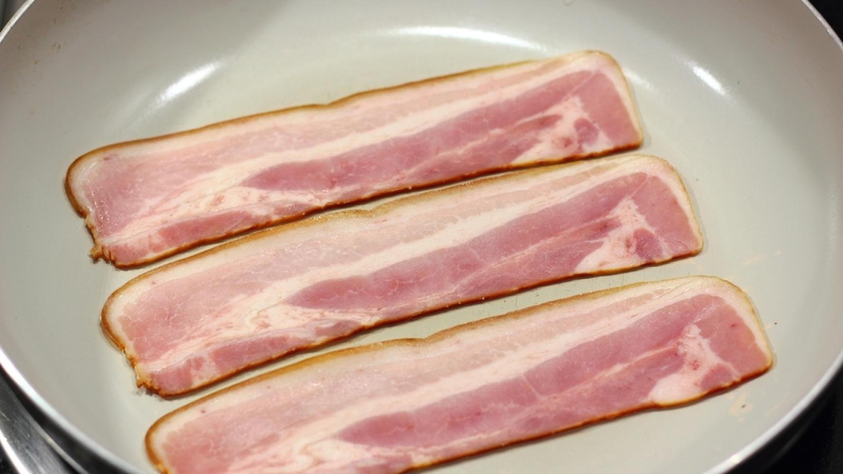 Bacon crujiente perfecto con agua
