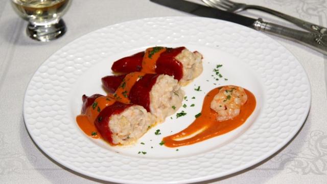 0 PIMIENTOS DE PIQUILLO RELLENOS DE MERLUZA Y LANGOSTINOS IMG_2664