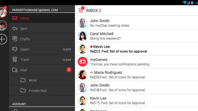 myMail para Android es un interesante cliente de correo que querrás probar