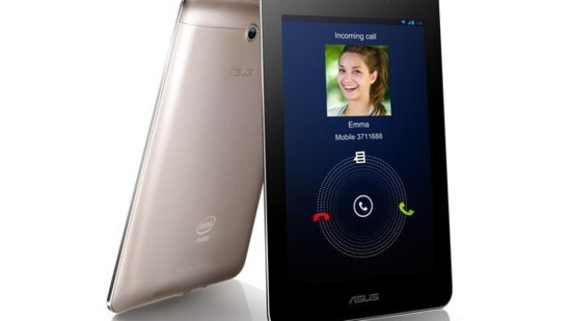 Asus Fonepad mejora sus especifiaciones: Intel Atom a 1.6 GHz y 32 GB de memoria, además de 3G y llamadas