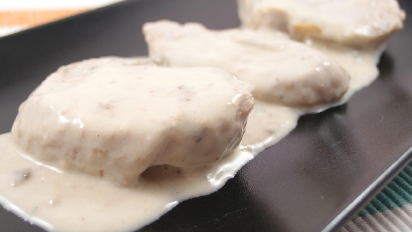 Solomillos en salsa de queso Roquefort