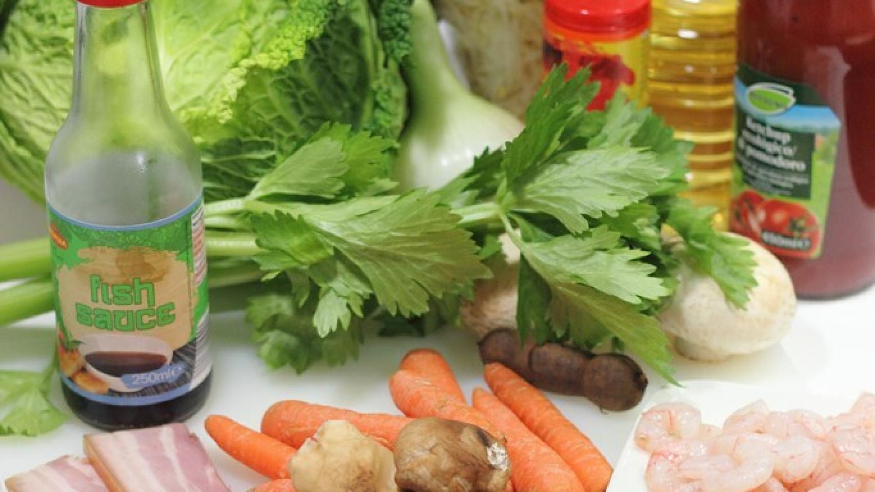 Bami Goreng Ingredientes