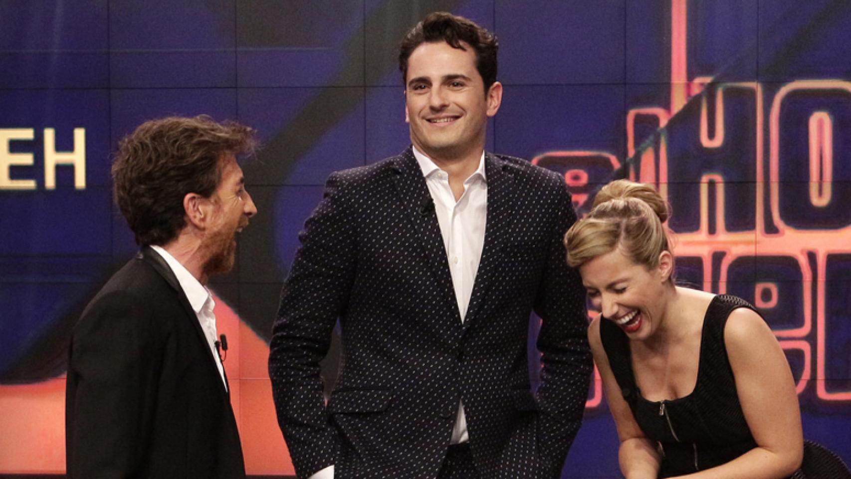 Pablo Motos, Asier Etxeandía y Cecilia Freire