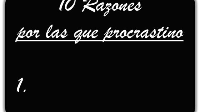 razones_procrastinar