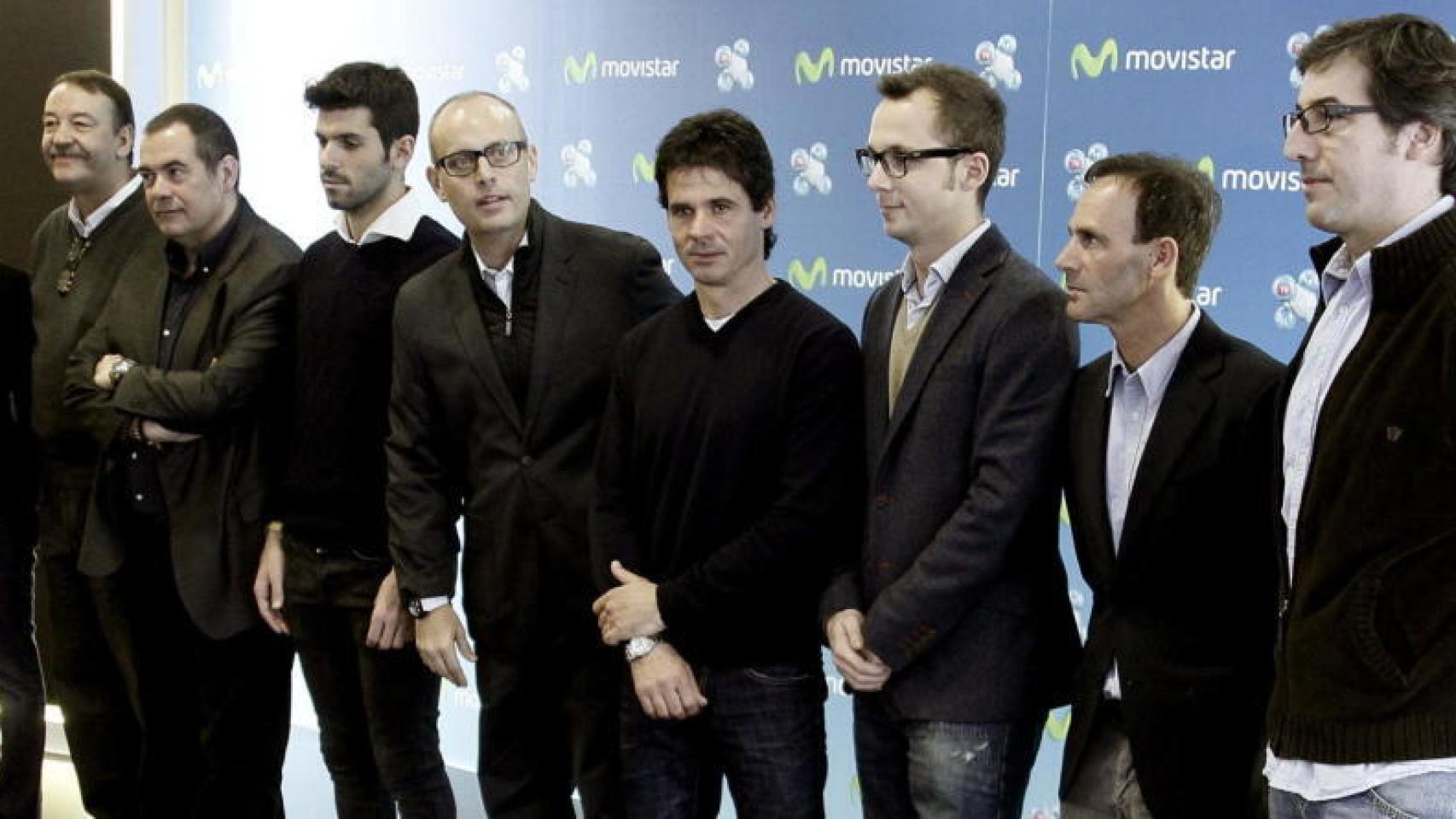 El equipo de Moto GP de Movistar TV (Movistar TV)