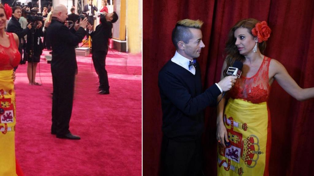 Sonia Monroy en los Óscar 2015