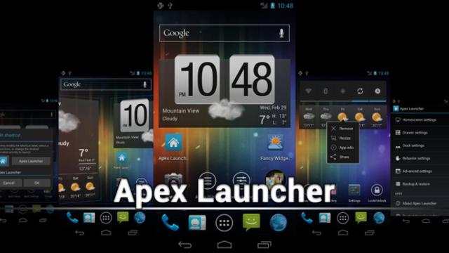 Dos Launcher especiales y excelentes para ICS, MIUI Launcher y APEX Launcher