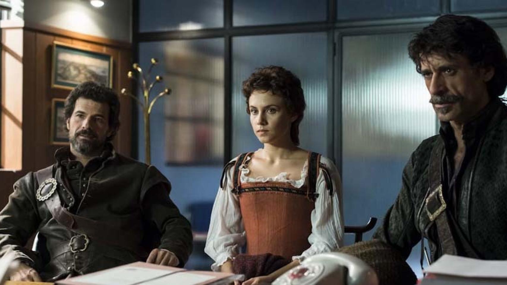 Los protagonistas de 'El Ministerio del Tiempo'