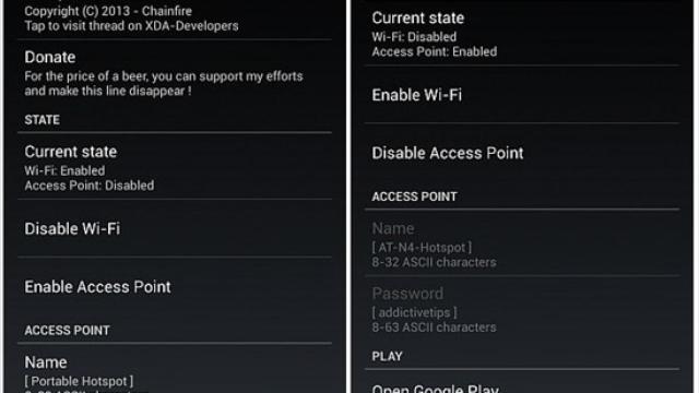 Elimina las restricciones de Wifi Tethering en cualquier dispositivo sin ser root