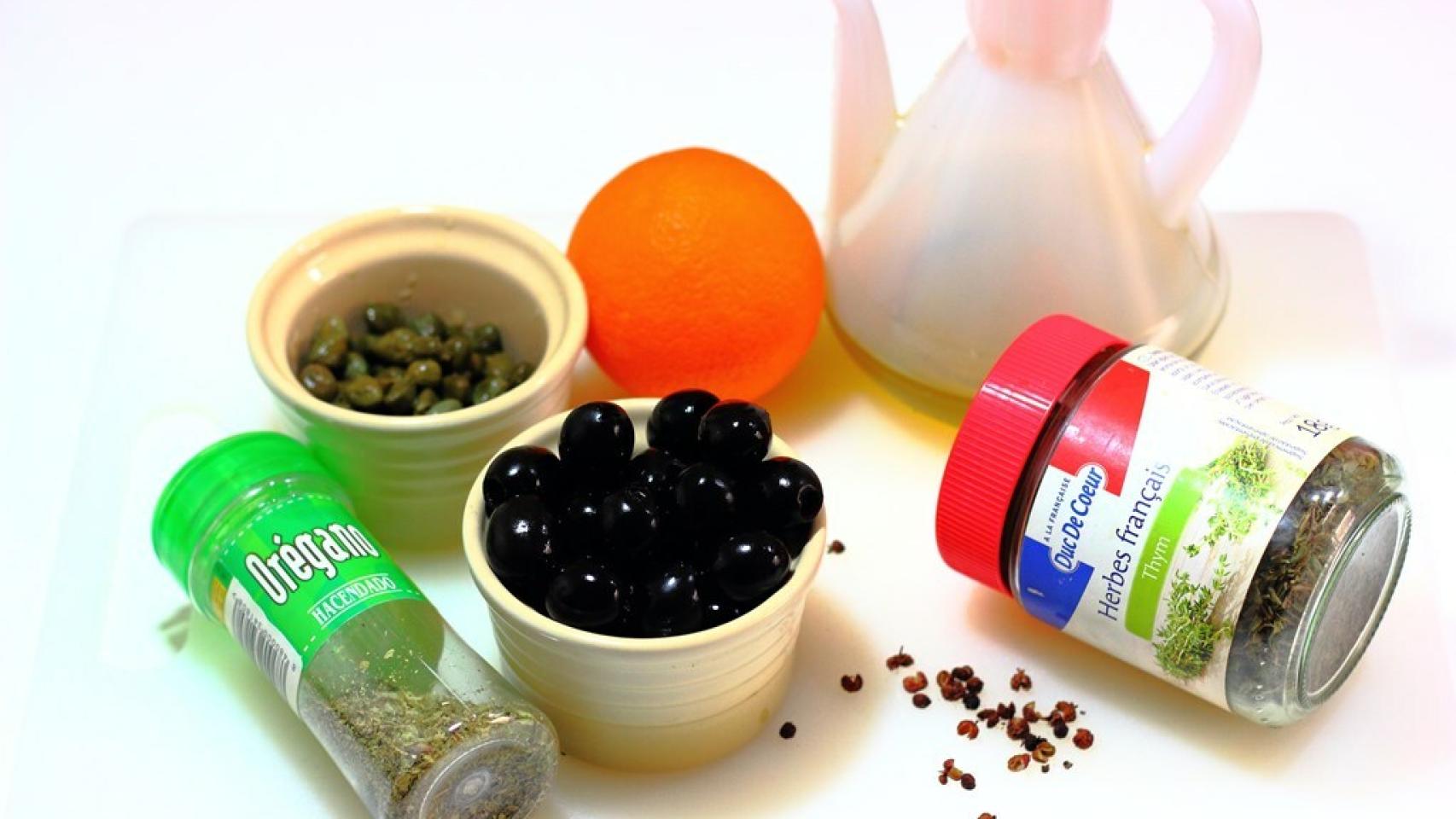 Tapenade de aceitunas negras Ingredientes