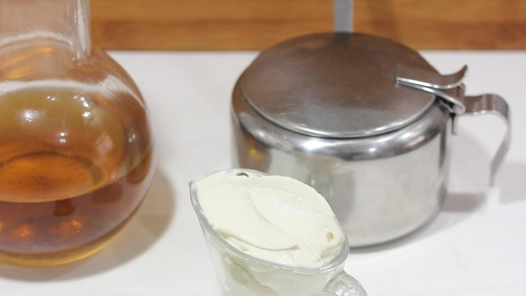 Ingredientes para preparar un café irlandés