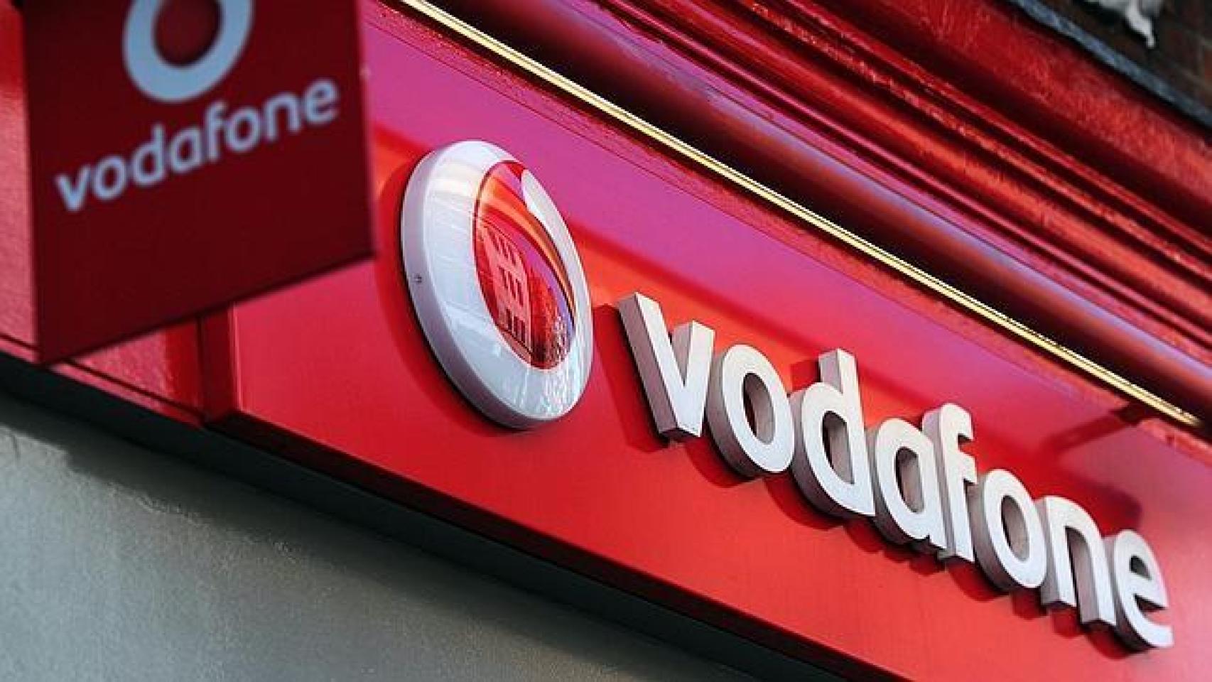 Una tienda de Vodafone, en una imagen de archivo.