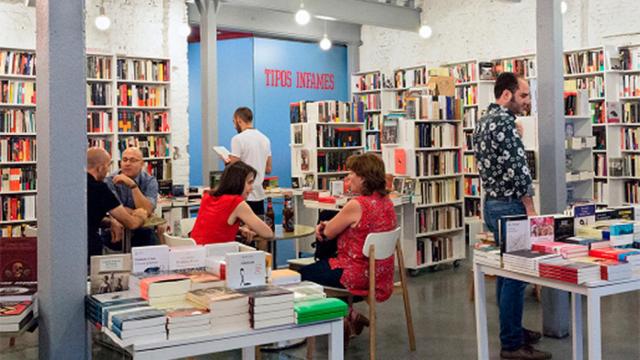 Una imagen de la librería 'Tipos Infames'. Foto: Archivo