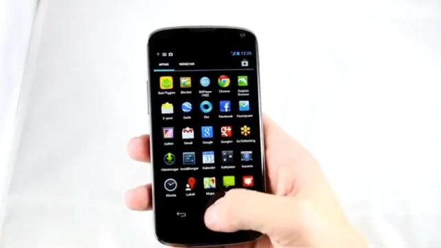 Video del LG Nexus 4 en funcionamiento