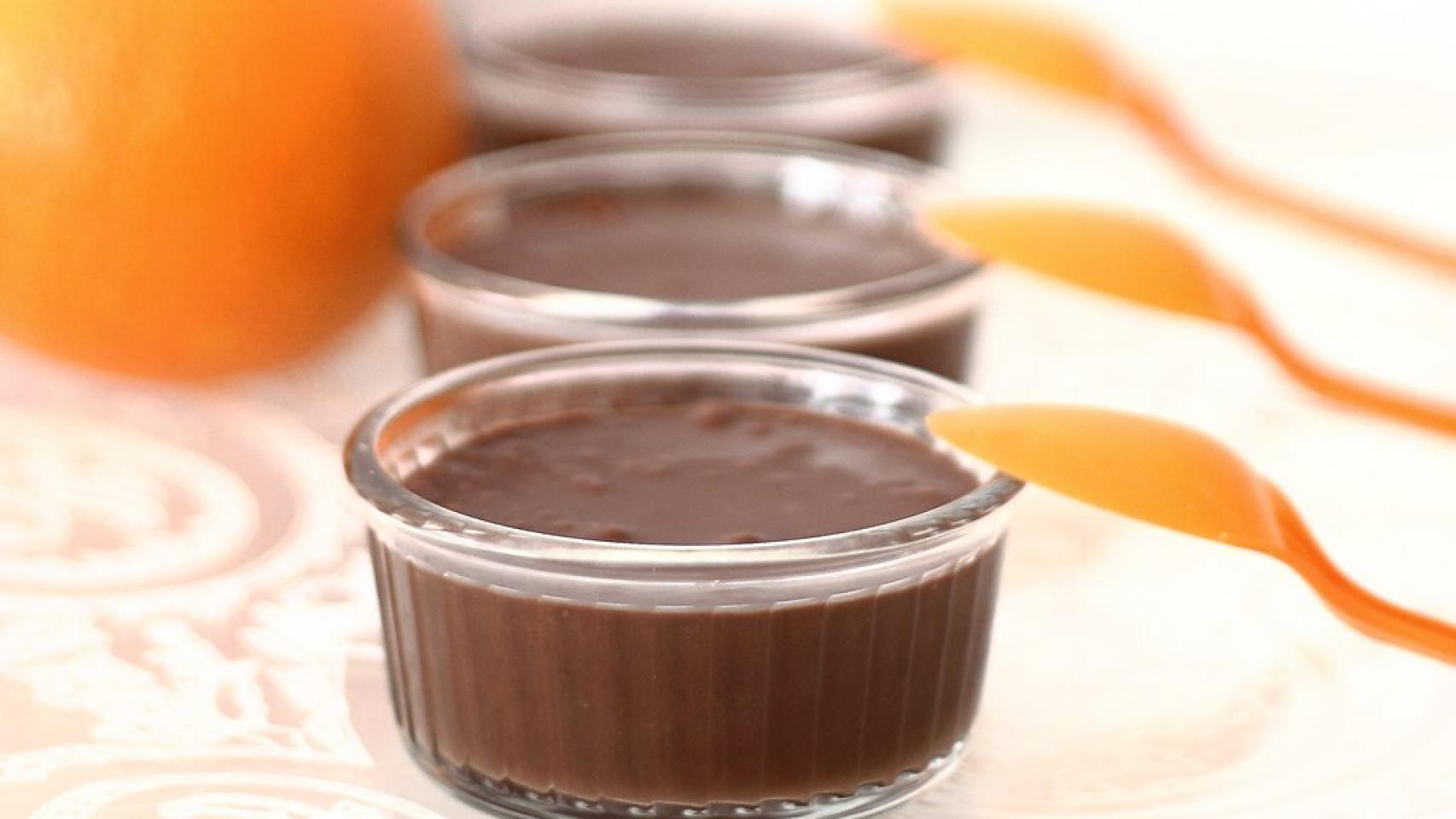 Crema de chocolate y naranja