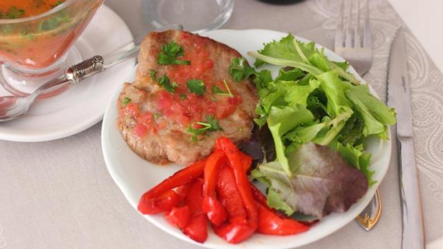 Chuletas de cerdo al limón