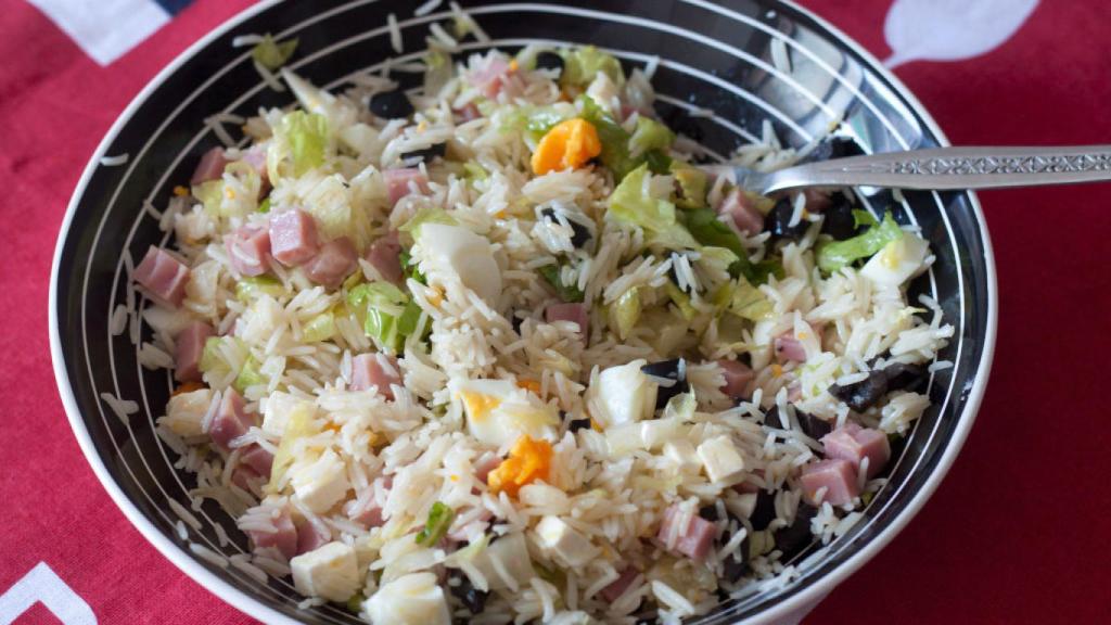 Ensalada de arroz.