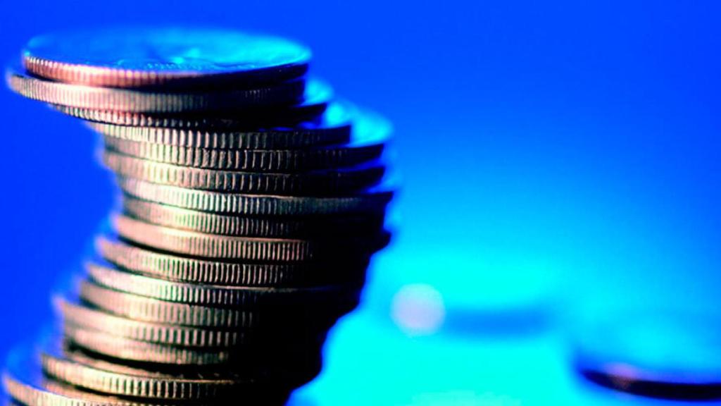 Monedas apiladas.