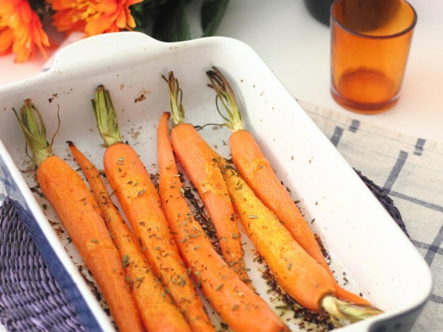 Zanahorias asadas al horno