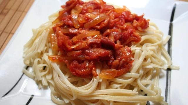 Tagliatelle-Amatriciana 047