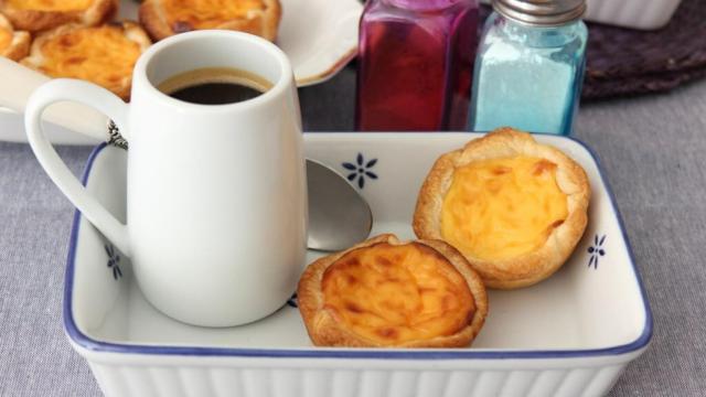 Pasteles de nata sin azúcar