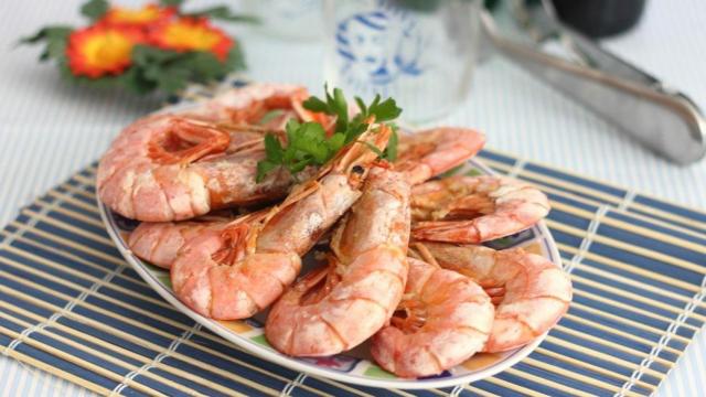 Gambones a la plancha sin olores