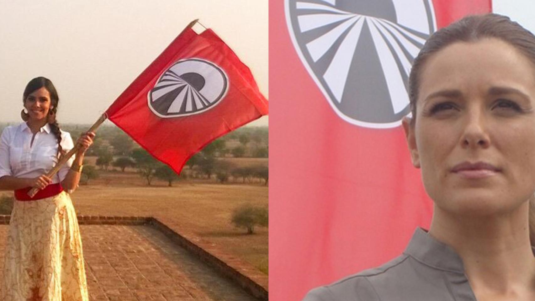 Cristina Pedroche y Raquel Sánchez Silva en 'Pekín Express'