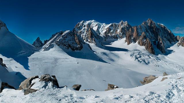 Mont Blanc, en los Alpes franceses.