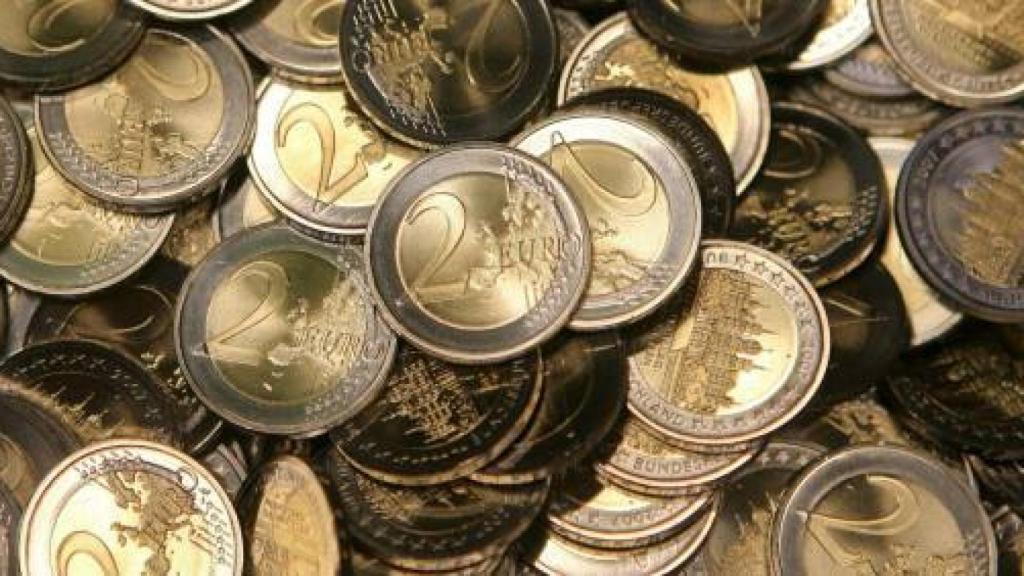 Monedas de dos euros en una imagen de archivo.