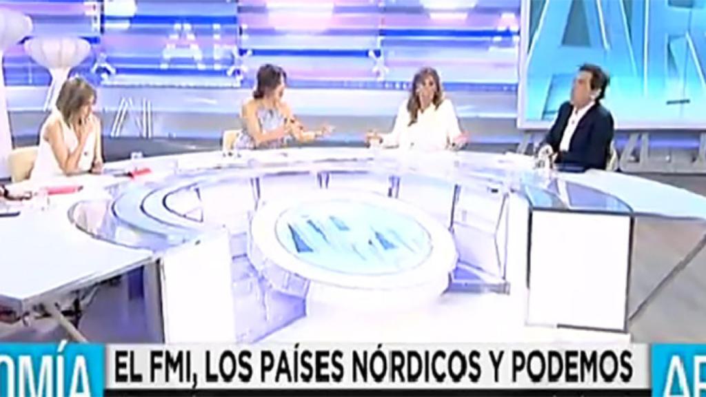 Tensión en 'El programa de Ana Rosa' entre Tania Sánchez y Alicia Sánchez Camacho