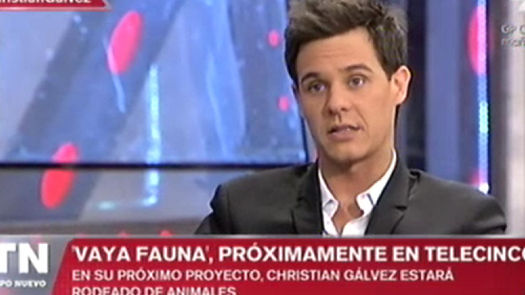Christian Gálvez en 'Un tiempo nuevo'