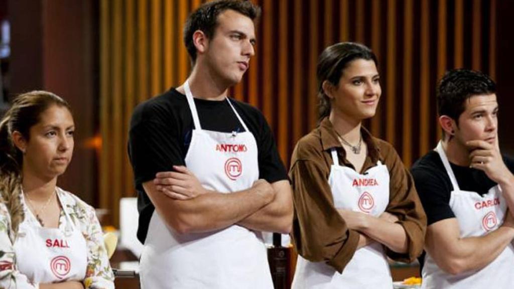 Sally, Antonio, Andrea y Carlos, finalistas de 'MasterChef'
