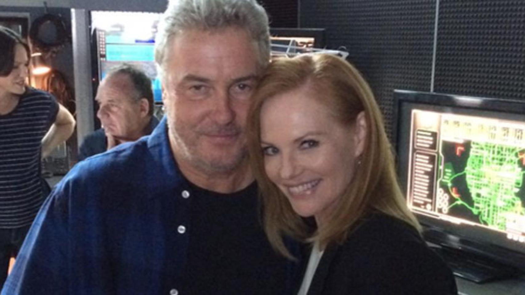 William Petersen y Marg Helgenberger en el final de 'CSI: Las Vegas'