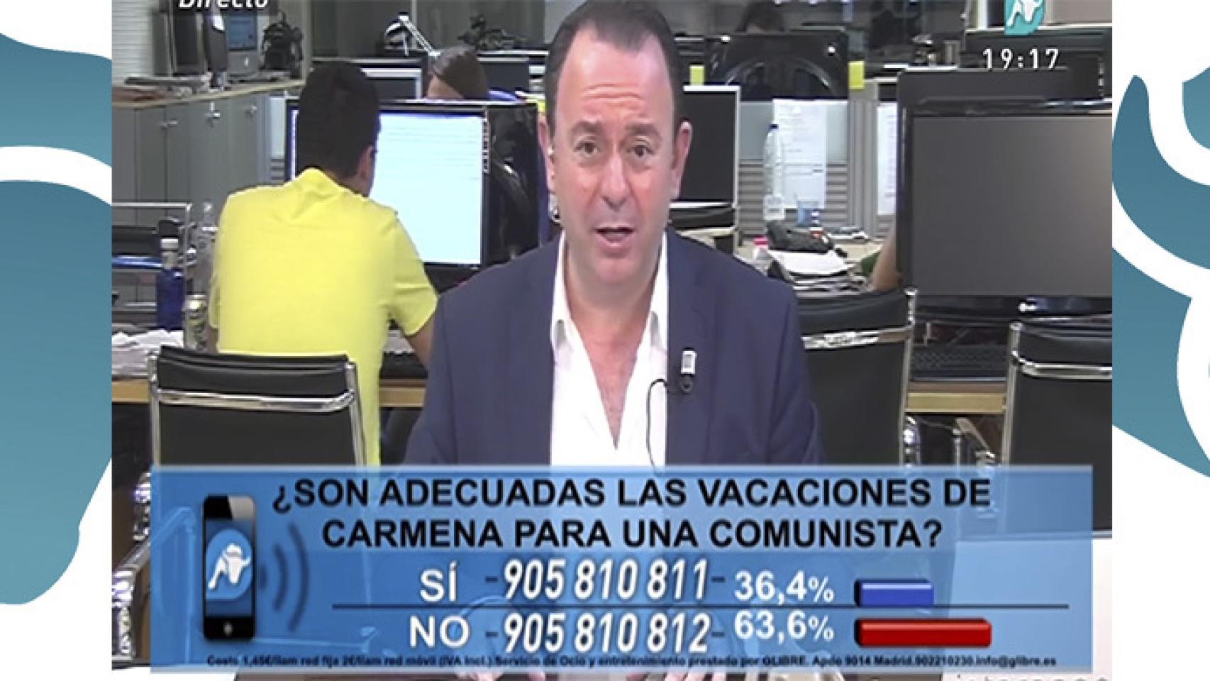 La encuesta de Intereconomía sobre Manuela Carmena