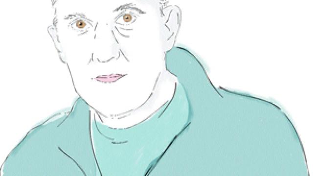 Juan Uslé. Ilustración: Luis Parejo