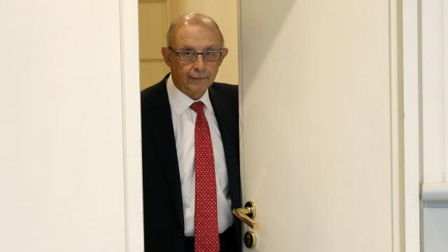 El ministro de Hacienda en funciones, Cristóbal Montoro