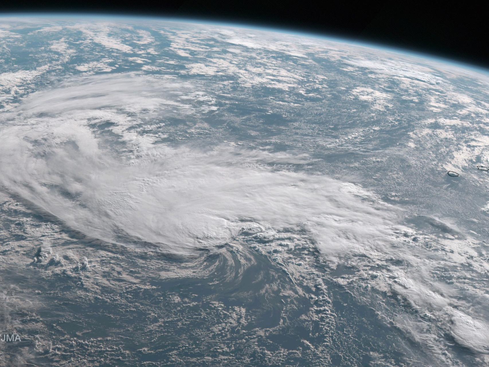 Tormenta tropical Malia sobre Hawai, el pasado 21 de septiembre.