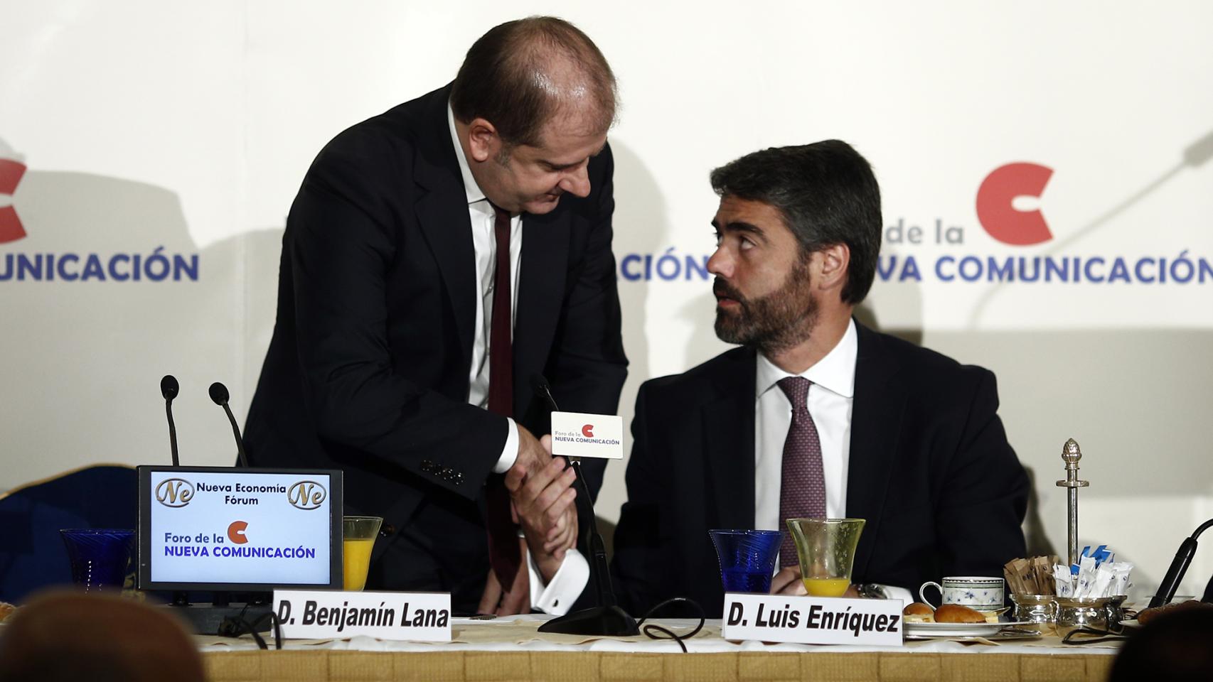 Benjamín Lana (director editorial) y Luis Enríquez, consejero delegado de Vocento.